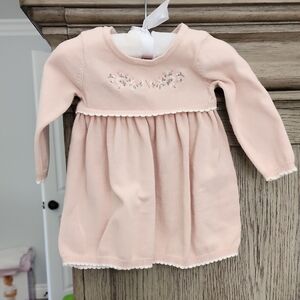 Edgehill Collection Blush Embroidered Dress